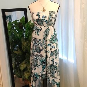 ⚜️  Lascana for Venus Strapless Hi-low Hem Dress